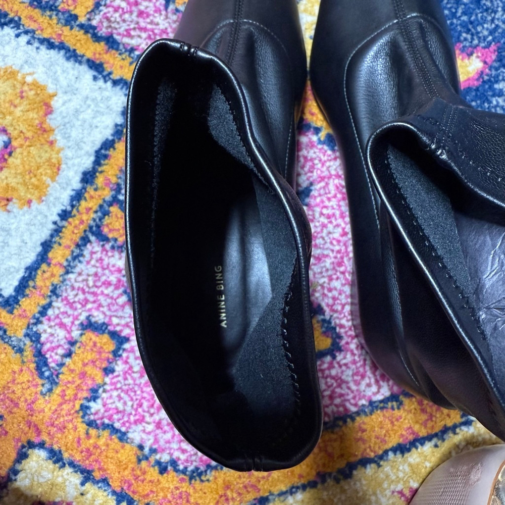 Anine Bing Black Hilda Flat Boot sz 36 - Picture 9 of 11